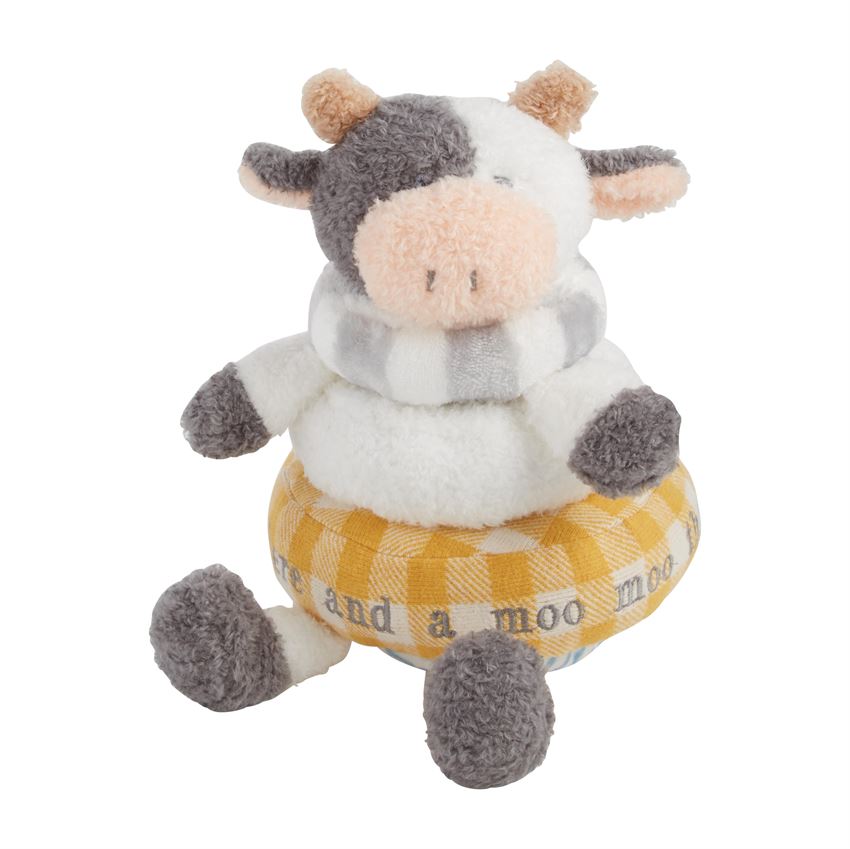 Stackable Plush Cow  - Doodlebug's Children's Boutique