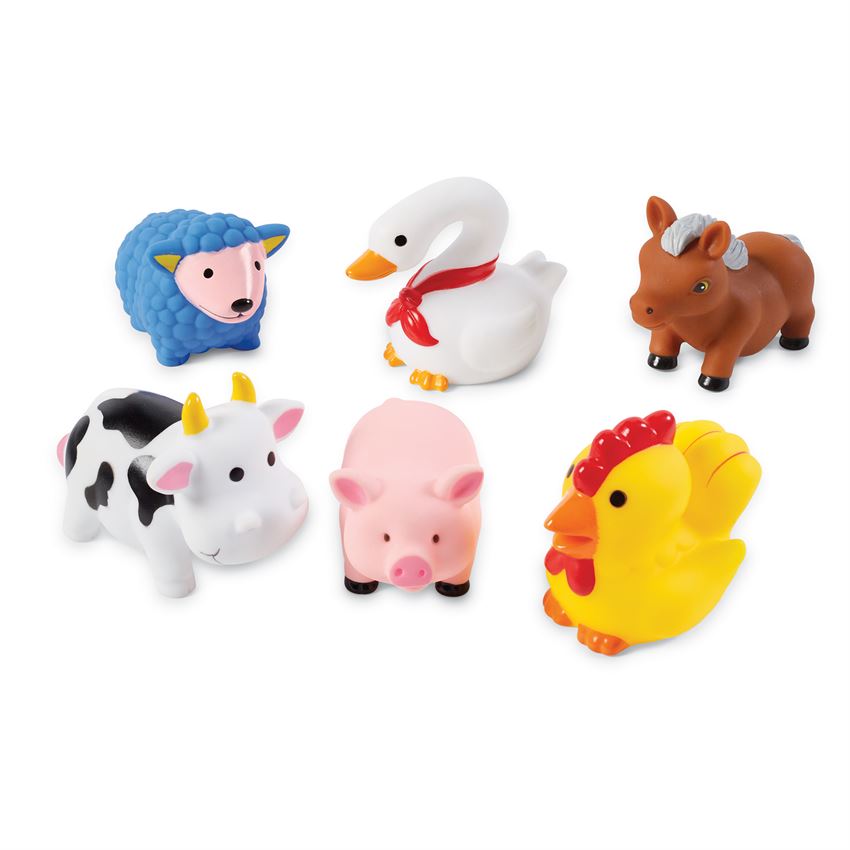 Farm Animal Rubber Bath Toys  - Doodlebug's Children's Boutique