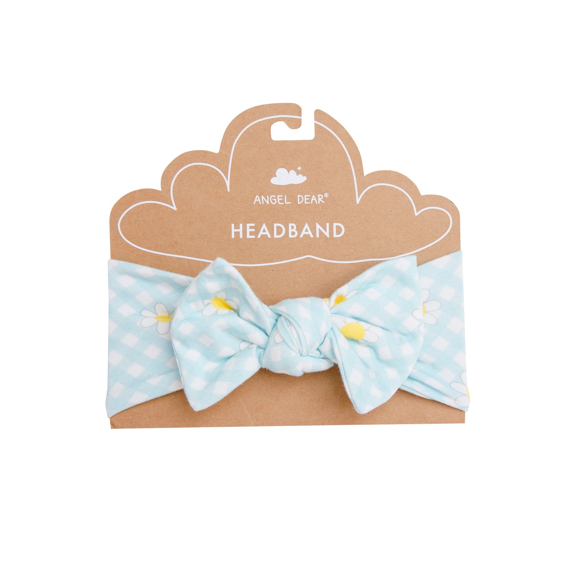 Headband in Gingham Daisy  - Doodlebug's Children's Boutique