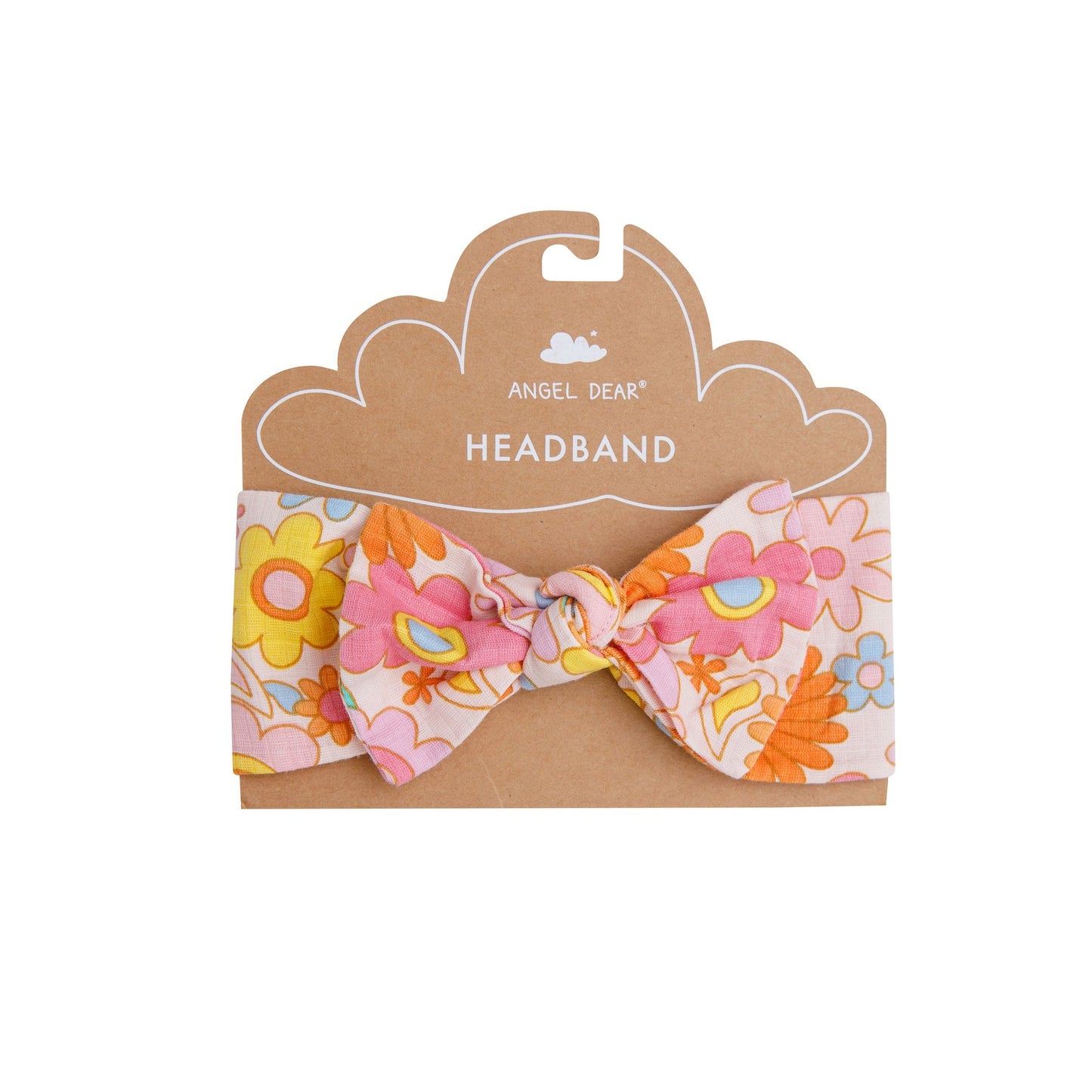 Headband in Retro Daisy  - Doodlebug's Children's Boutique