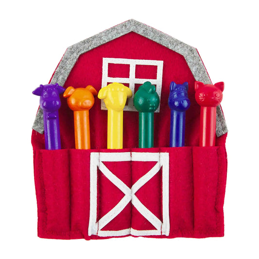 Barn Crayon Holder Set  - Doodlebug's Children's Boutique