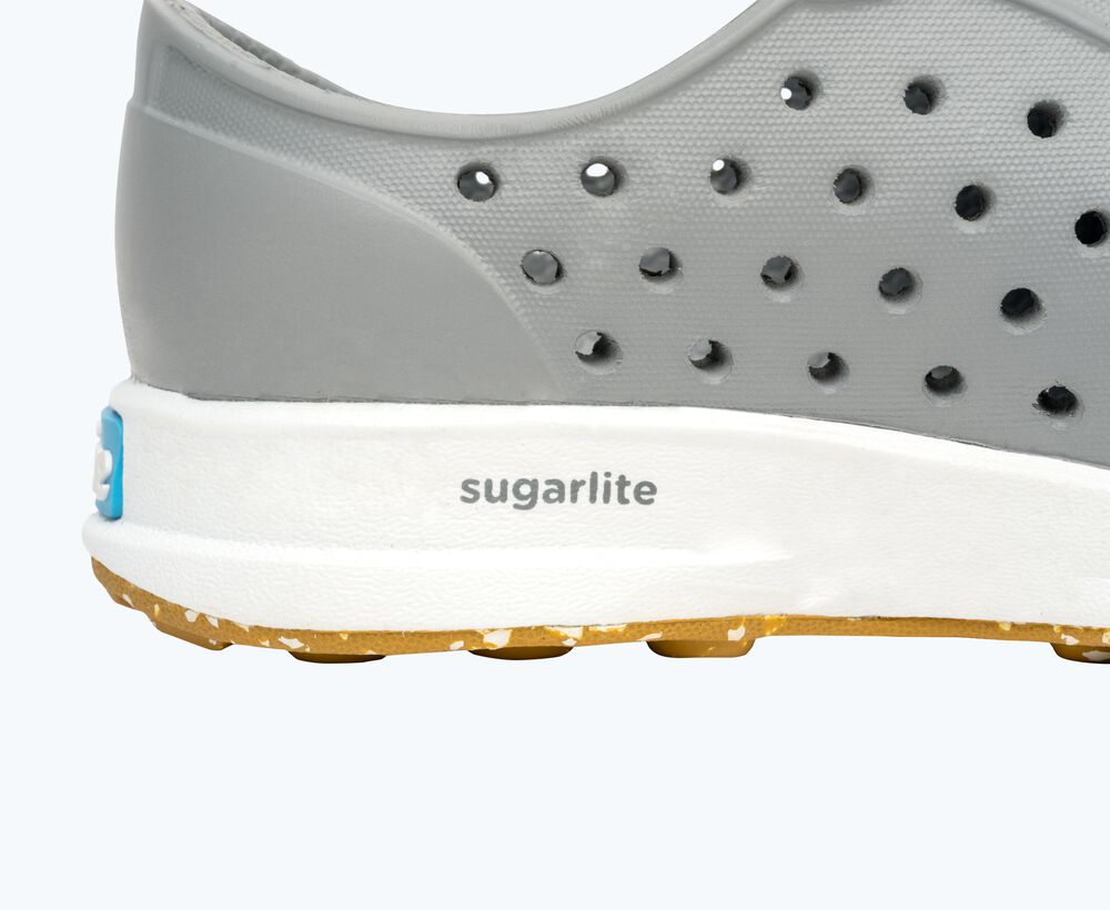 Robbie Sugarlite Kids Shoe in Pigeon Grey  - Doodlebug's Children's Boutique