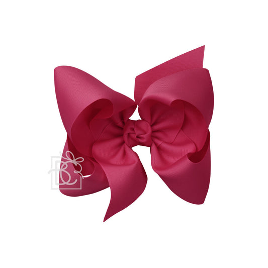 Texas Sized Bow in Azalea  - Doodlebug's Children's Boutique