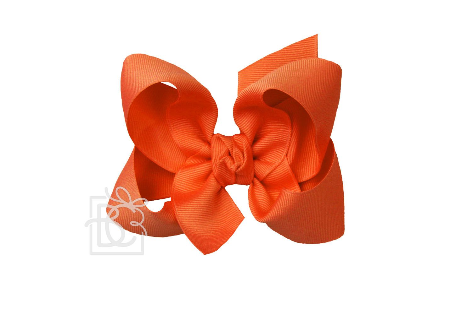 Large Bow in Orange  - Doodlebug's Children's Boutique