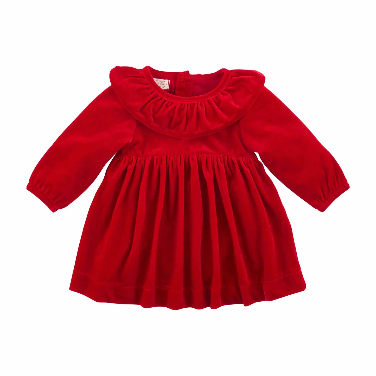 Red Velvet Dress  - Doodlebug's Children's Boutique