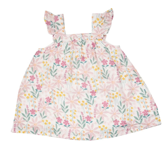 Sundress in Pinwheel Flowers  - Doodlebug's Children's Boutique