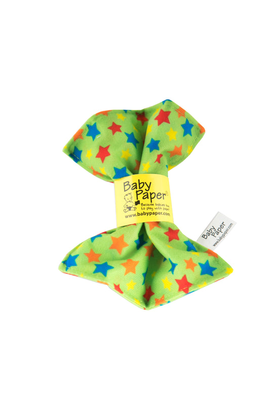 Green Stars Baby Paper  - Doodlebug's Children's Boutique