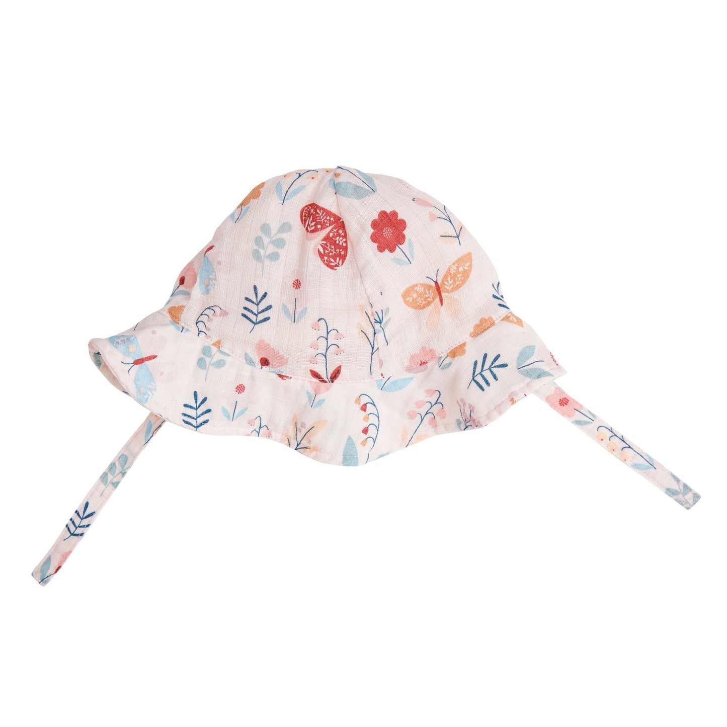 Sun Hat in Butterfly Garden  - Doodlebug's Children's Boutique