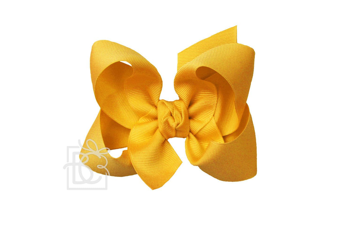 Large Bow in Bright Yellow  - Doodlebug's Children's Boutique