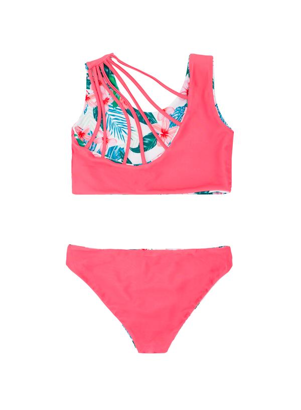 Paradise Island Summer Sun Reversible Bikini  - Doodlebug's Children's Boutique
