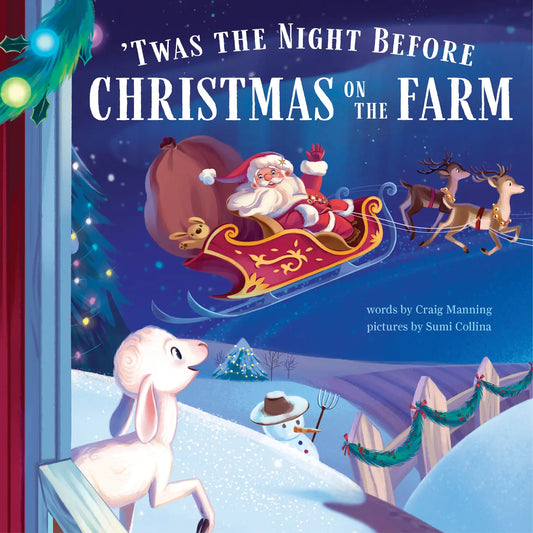 'Twas the Night Before Christmas on the Farm Book  - Doodlebug's Children's Boutique