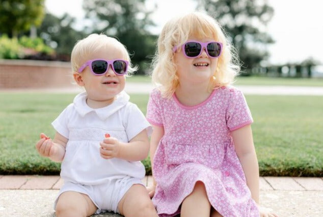 Little Lilac Navigator Sunglasses  - Doodlebug's Children's Boutique