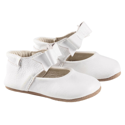 Sofia Mary Jane Shoes in White  - Doodlebug's Children's Boutique