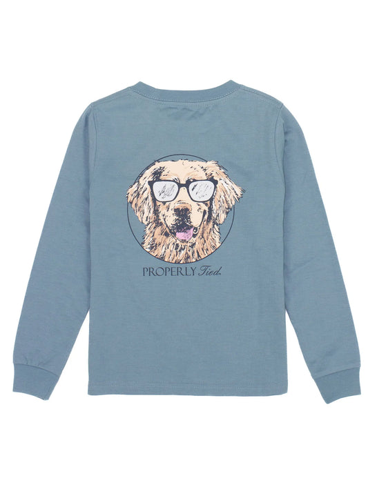 Cool Dog Long Sleeve Tee  - Doodlebug's Children's Boutique