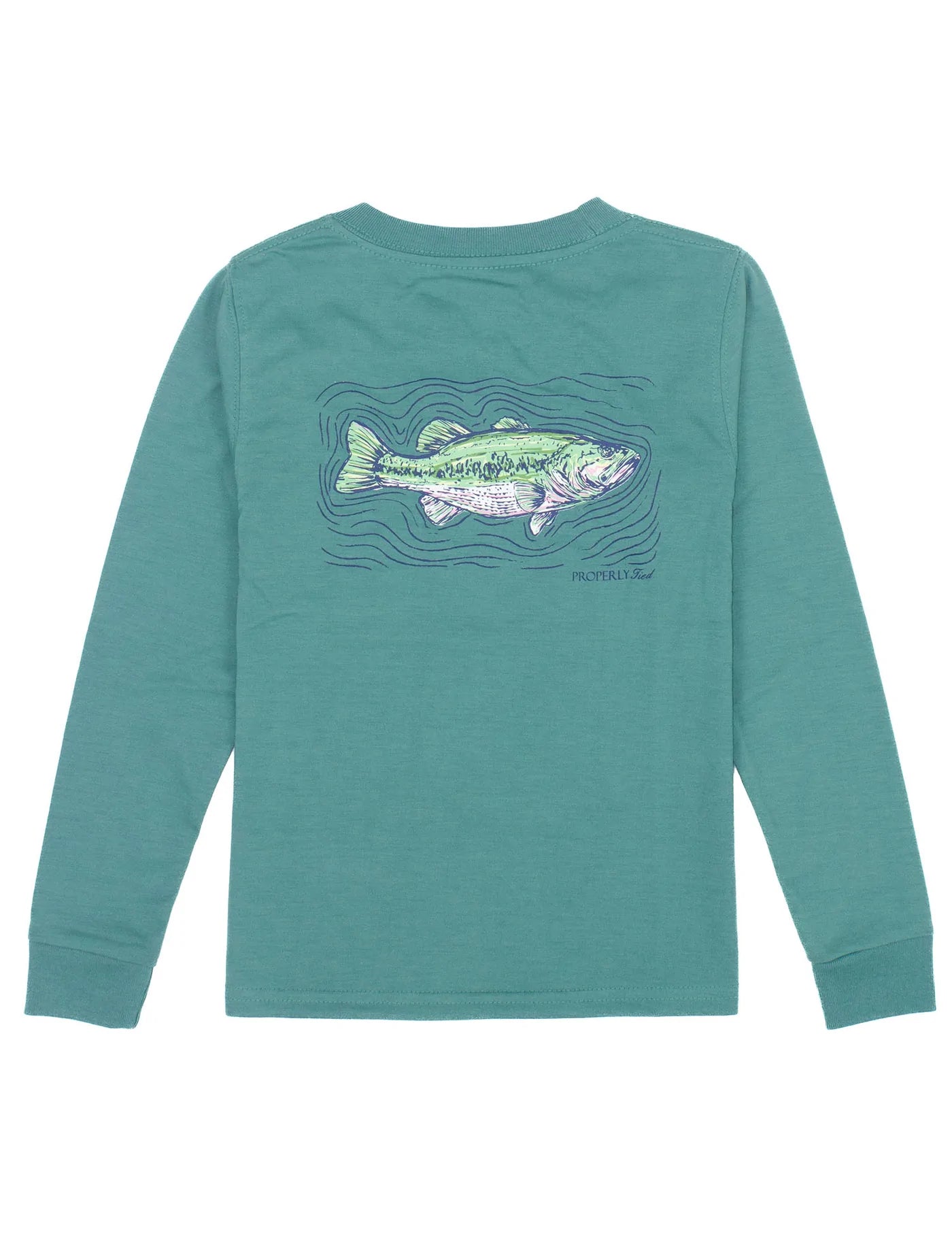 Spotted Bass Long Sleeve Tee  - Doodlebug's Children's Boutique