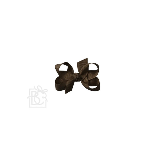 Small Bow in Brown  - Doodlebug's Children's Boutique