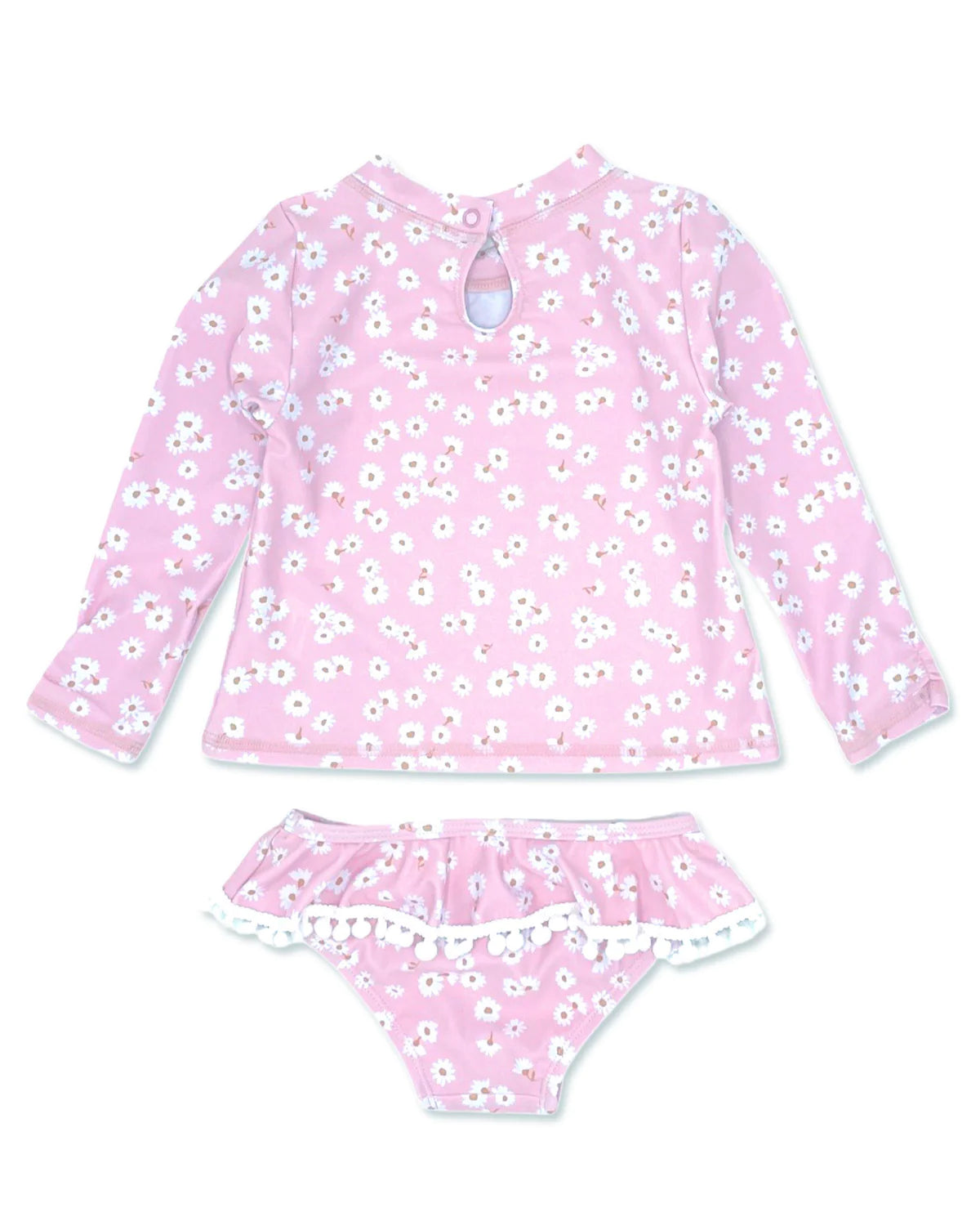 Sandy Toes Long Sleeve Set in Daisy  - Doodlebug's Children's Boutique