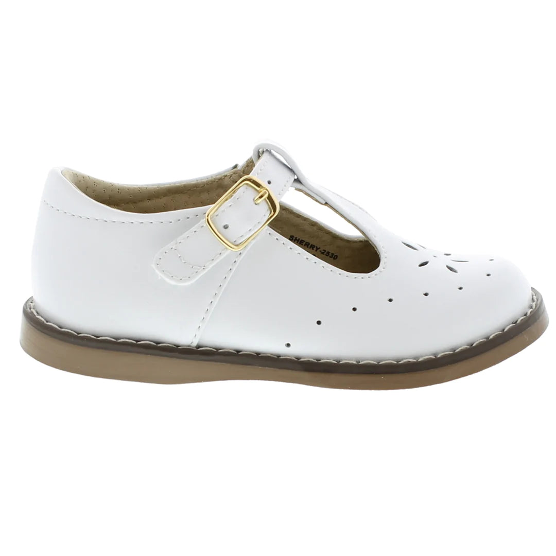 Sherry Shoe in White  - Doodlebug's Children's Boutique