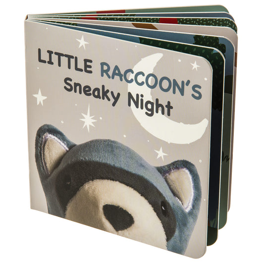 Leika Little Raccoon Board Book  - Doodlebug's Children's Boutique