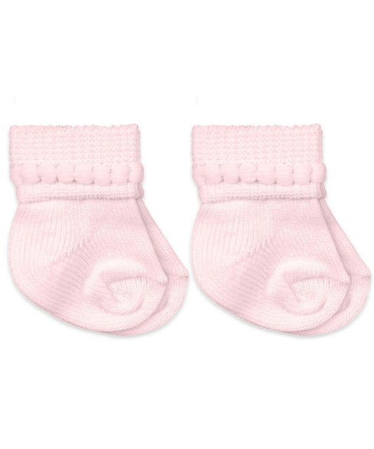 Baby Bubble Booties in Pink  - Doodlebug's Children's Boutique
