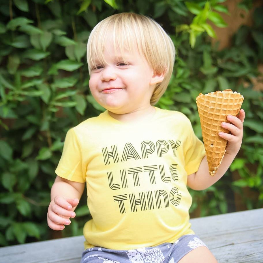 Happy Little Thing Shirt  - Doodlebug's Children's Boutique