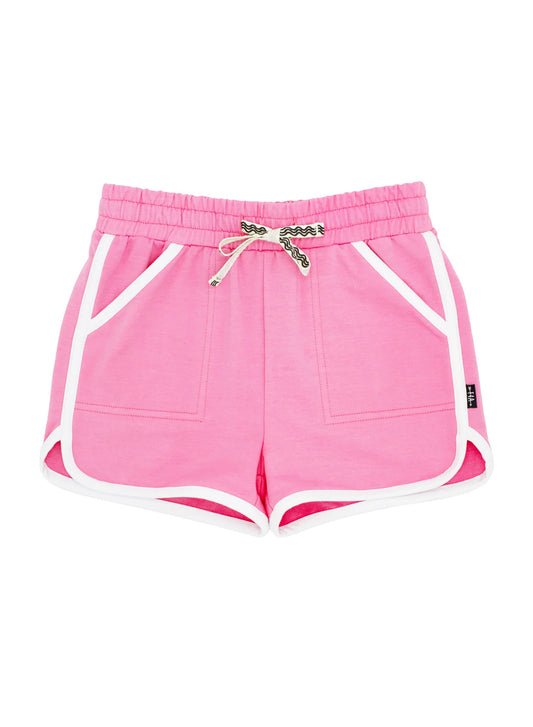 Daisy Shorts in Pink  - Doodlebug's Children's Boutique