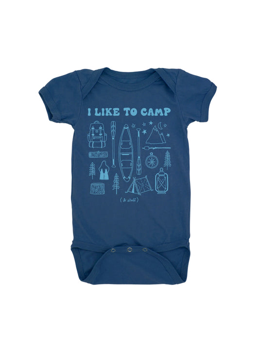 Camp and Stuff One Piece  - Doodlebug's Children's Boutique