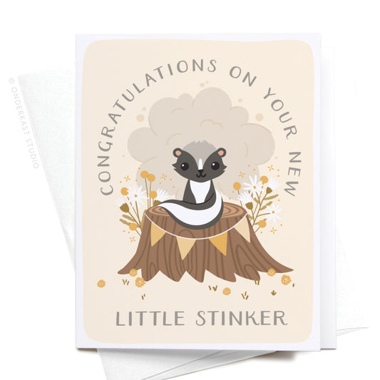 Congrats on Your Little Stinker Greeting Card  - Doodlebug's Children's Boutique