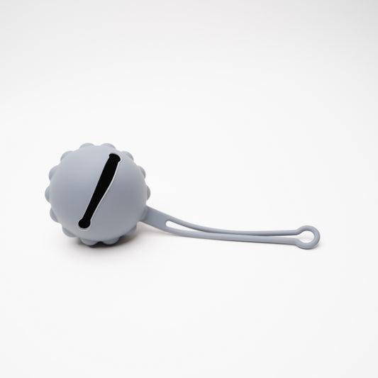 Silicone Pacifier Pouch in Cement  - Doodlebug's Children's Boutique