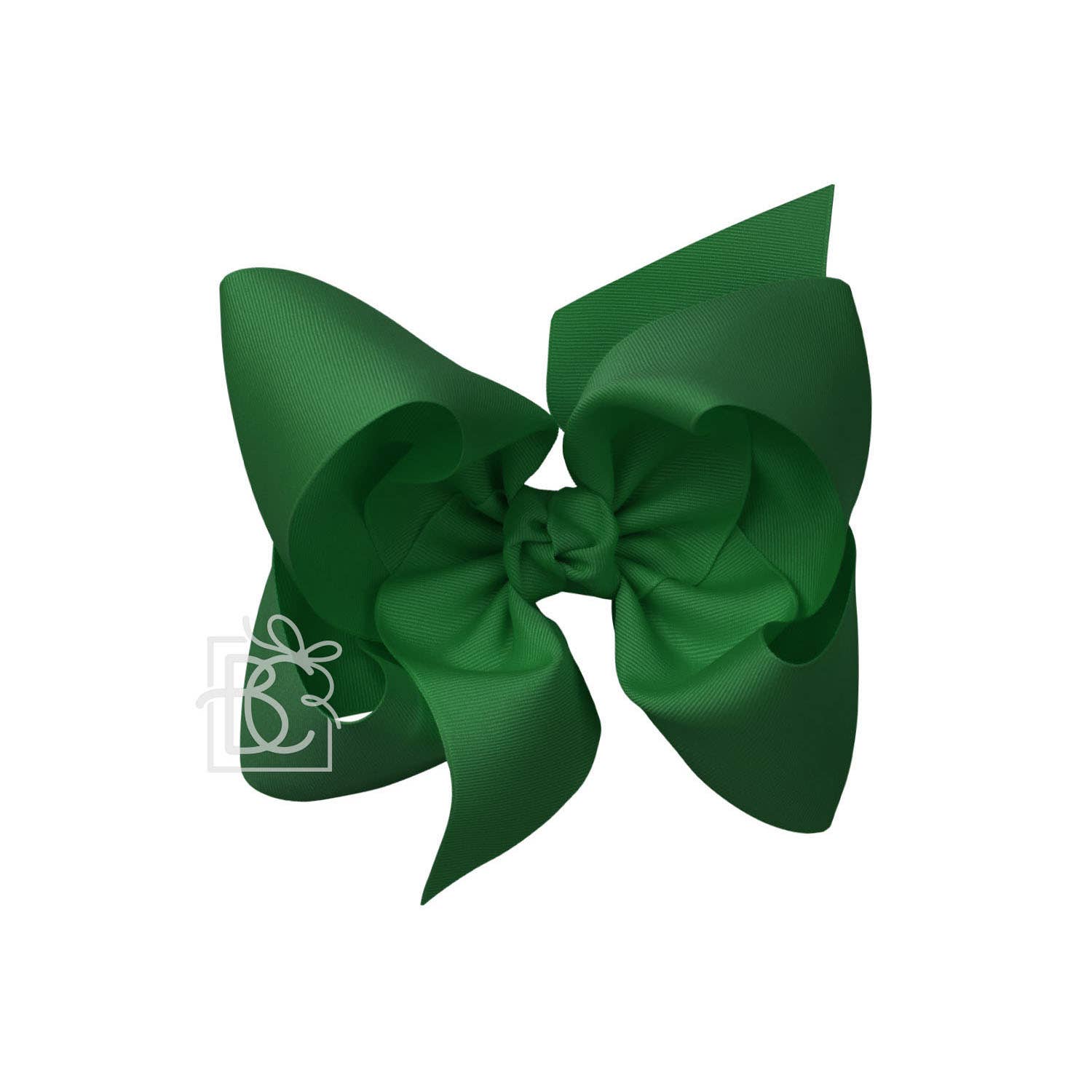 Texas Sized Bow in Forest Green  - Doodlebug's Children's Boutique