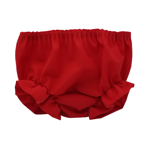 Red Double Seat Panty  - Doodlebug's Children's Boutique