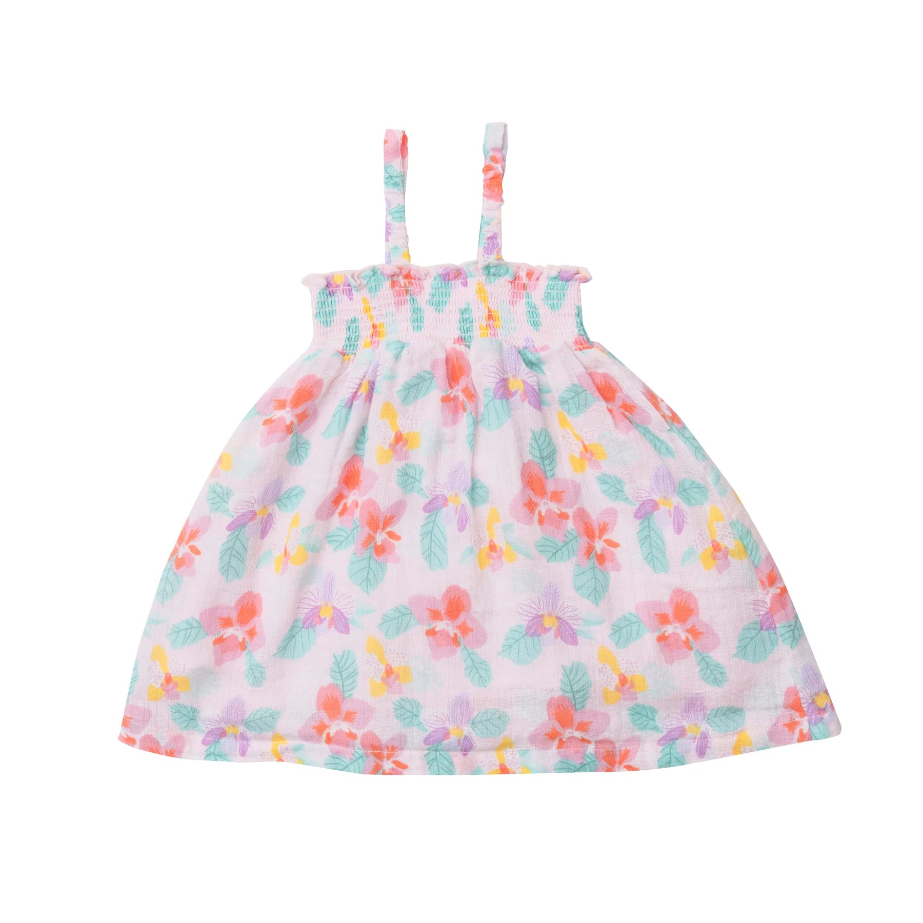Smocked Tube Dress in Orchid  - Doodlebug's Children's Boutique