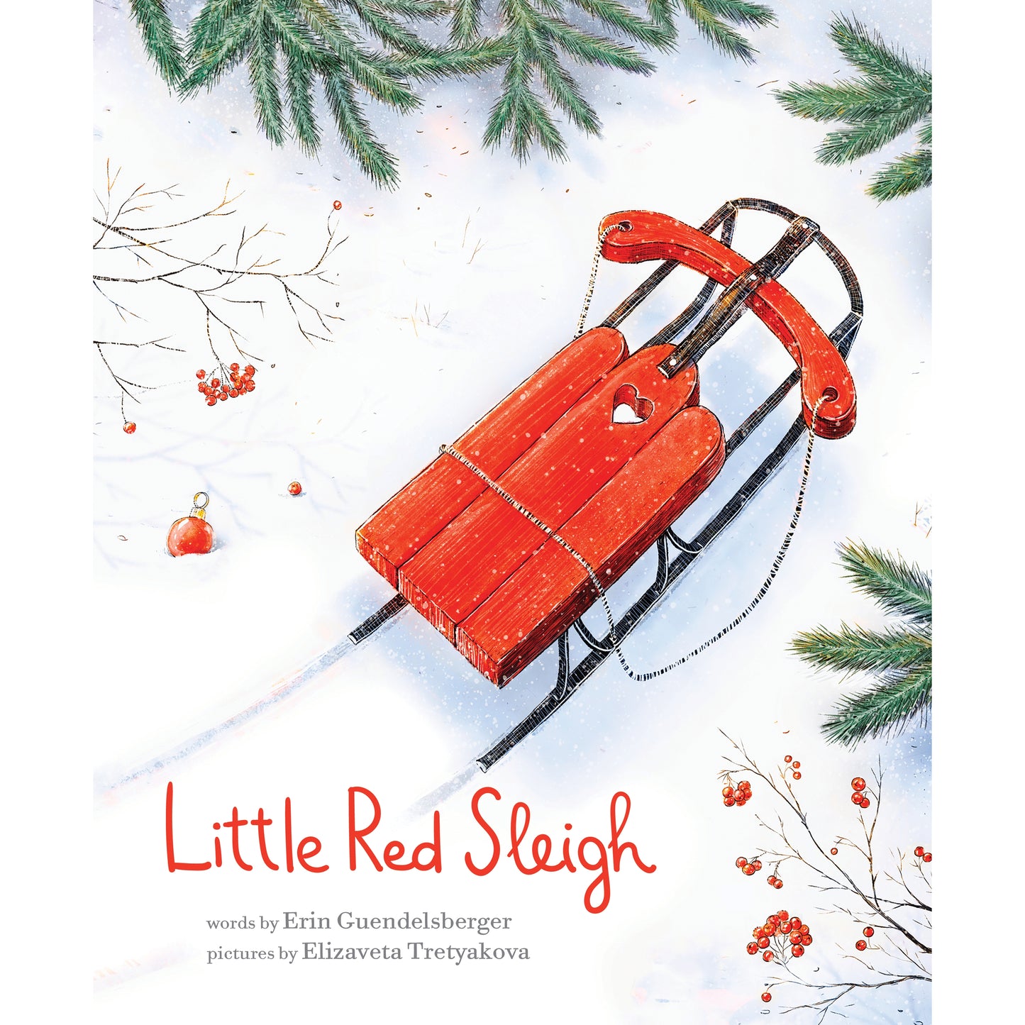 Little Red Sleigh  - Doodlebug's Children's Boutique