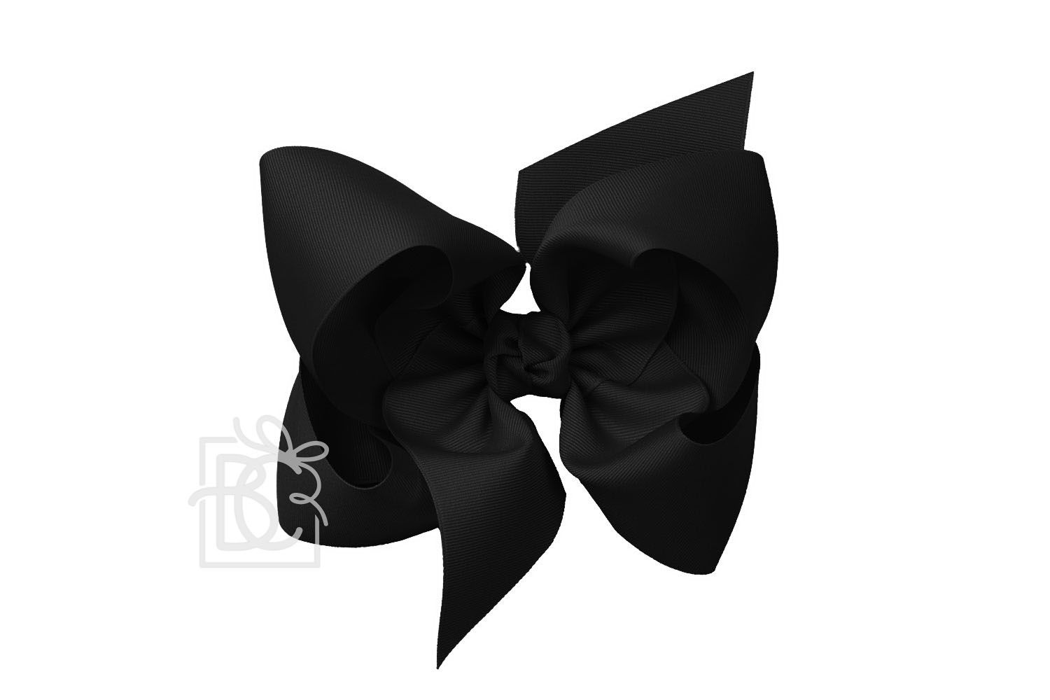 Texas Sized Bow in Black  - Doodlebug's Children's Boutique