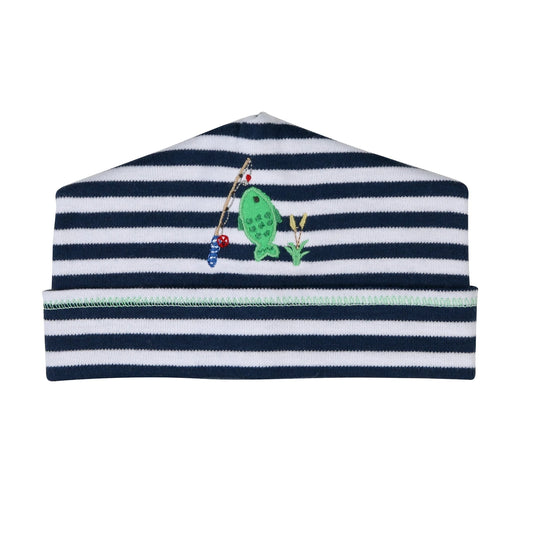 Fishing Day Applique Hat  - Doodlebug's Children's Boutique