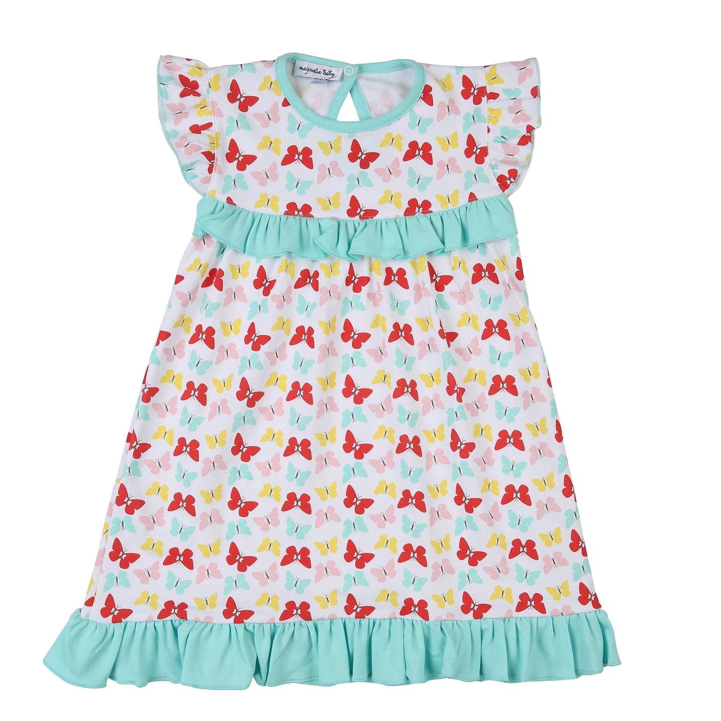 Mariposa Printed Ruffle Flutters Toddler Dress  - Doodlebug's Children's Boutique