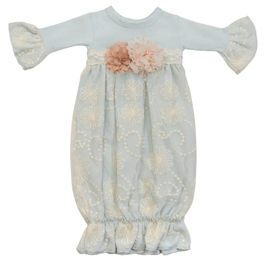Powder Fresh Gown  - Doodlebug's Children's Boutique