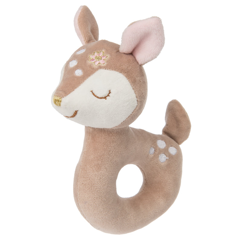 Itsy Glitzy Fawn Rattle  - Doodlebug's Children's Boutique