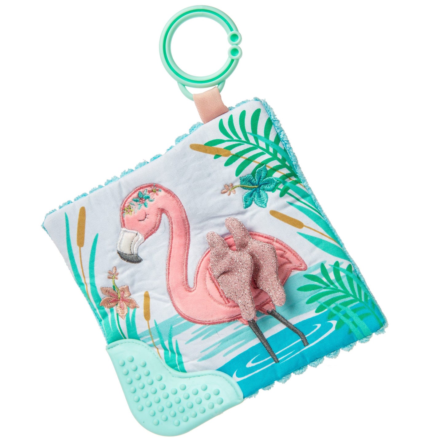 Tingo Flamingo Crinkle Teether  - Doodlebug's Children's Boutique
