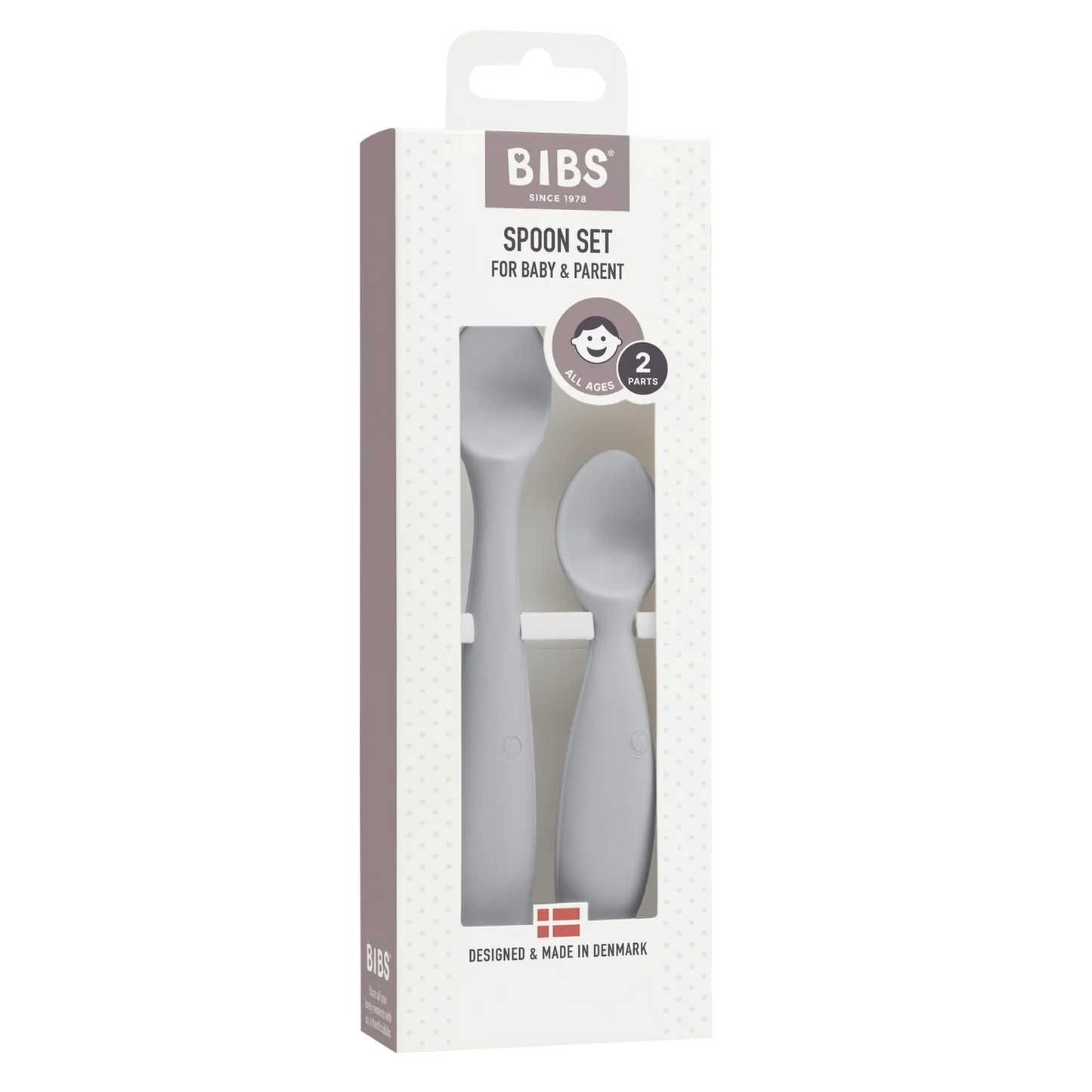 Spoon Set in Cloud  - Doodlebug's Children's Boutique