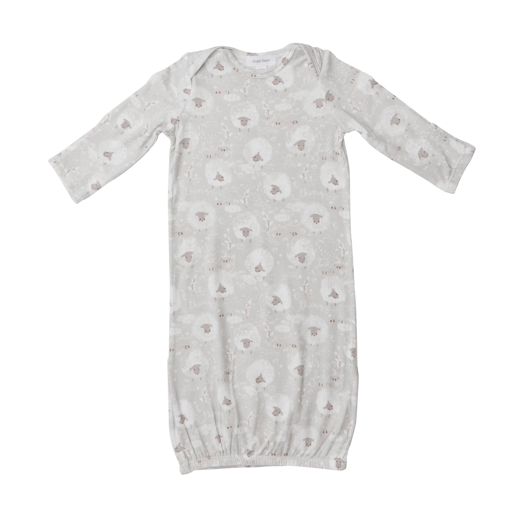 Gown in Love Ewe Sheep  - Doodlebug's Children's Boutique