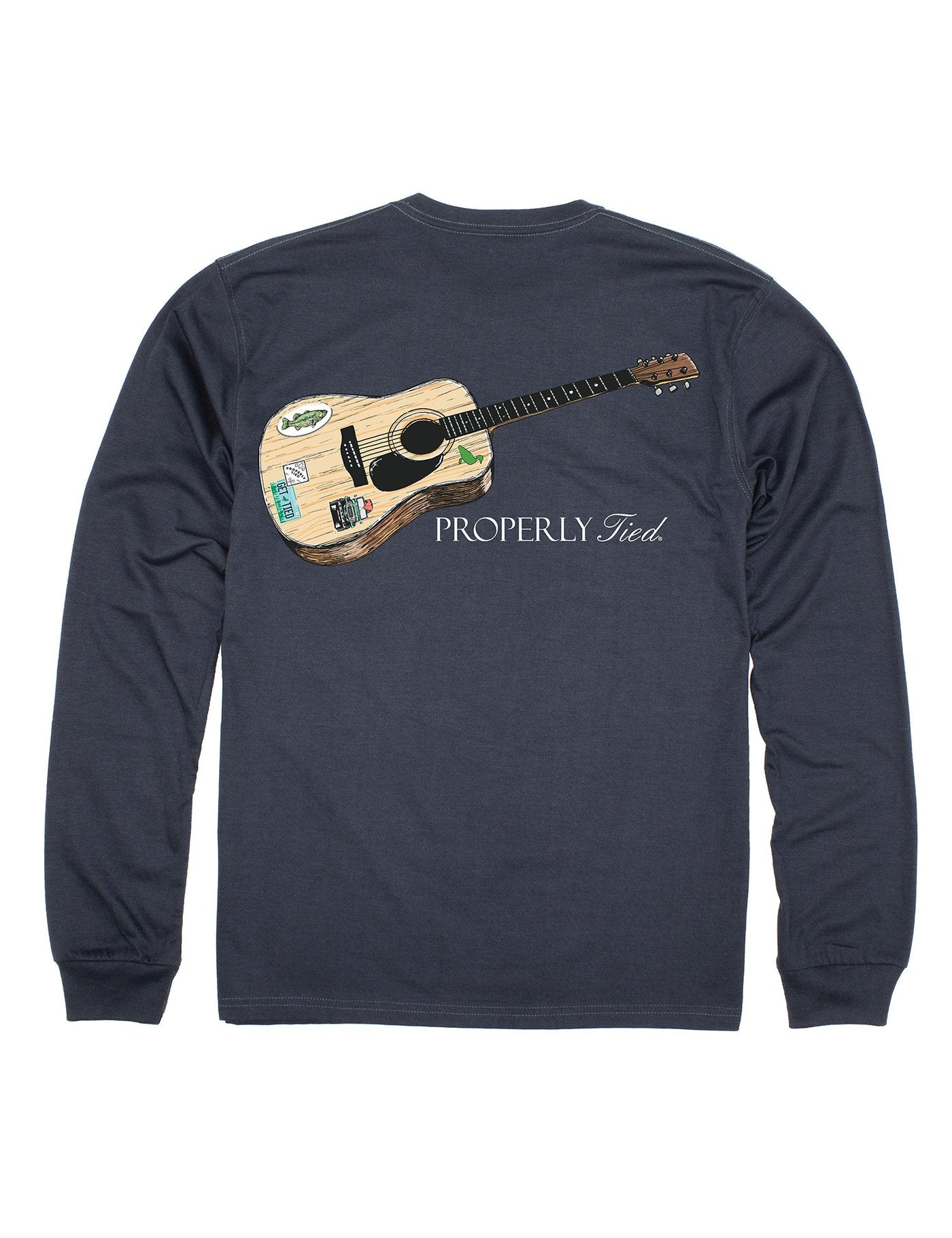 Guitar Long Sleeve Shirt  - Doodlebug's Children's Boutique