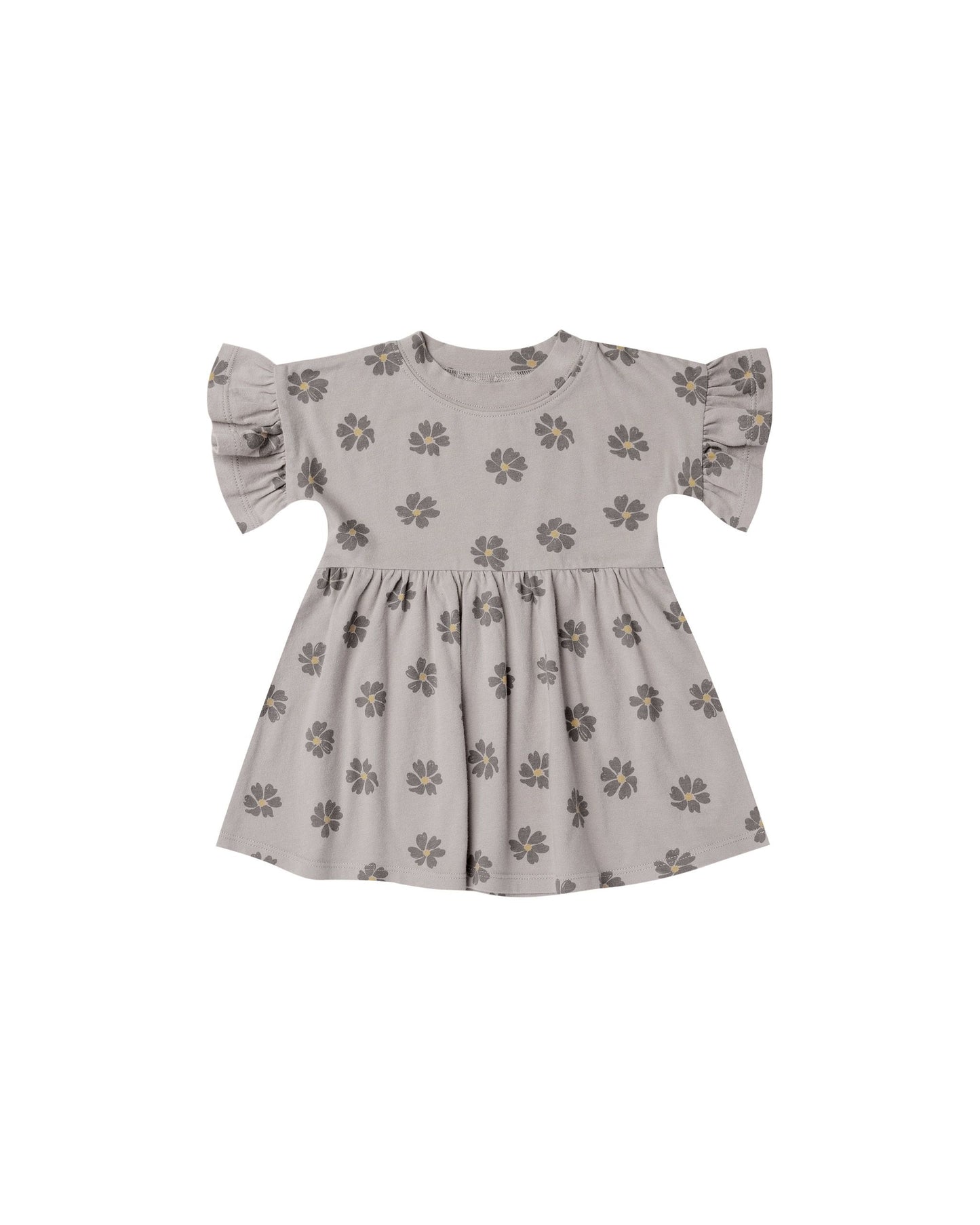 Babydoll Dress in Cloud Daisies  - Doodlebug's Children's Boutique