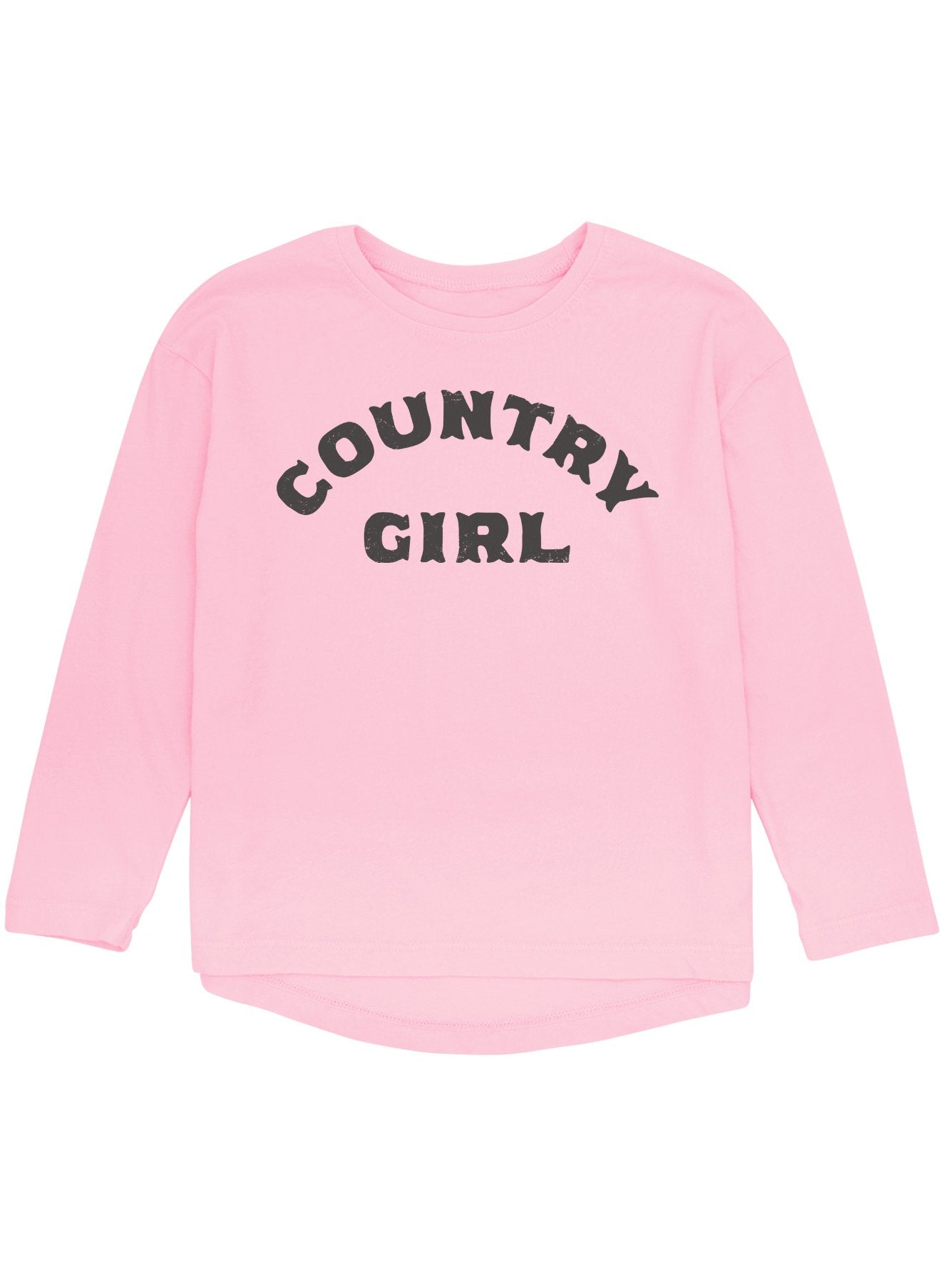 Country Girl Long Sleeve Kora Tee  - Doodlebug's Children's Boutique