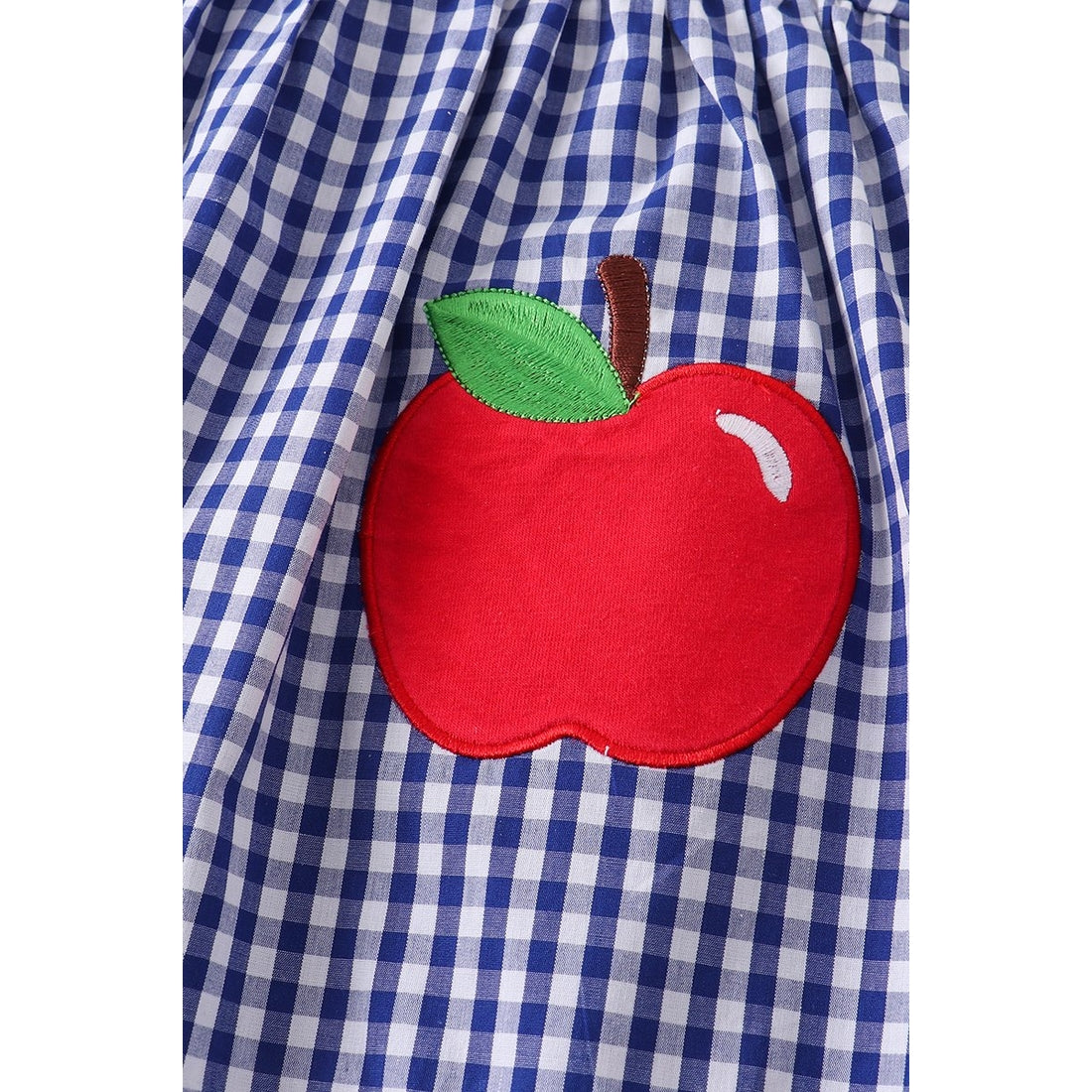 Apple Plaid Lace Dress  - Doodlebug's Children's Boutique