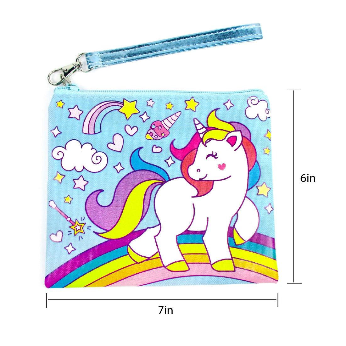 Unicorn Drawstring Backpack and Wristlet  - Doodlebug's Children's Boutique