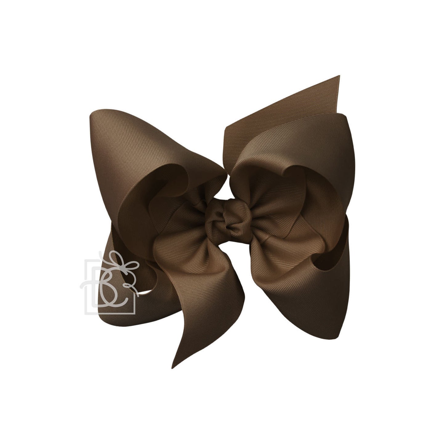 Texas Sized Bow in Brown  - Doodlebug's Children's Boutique