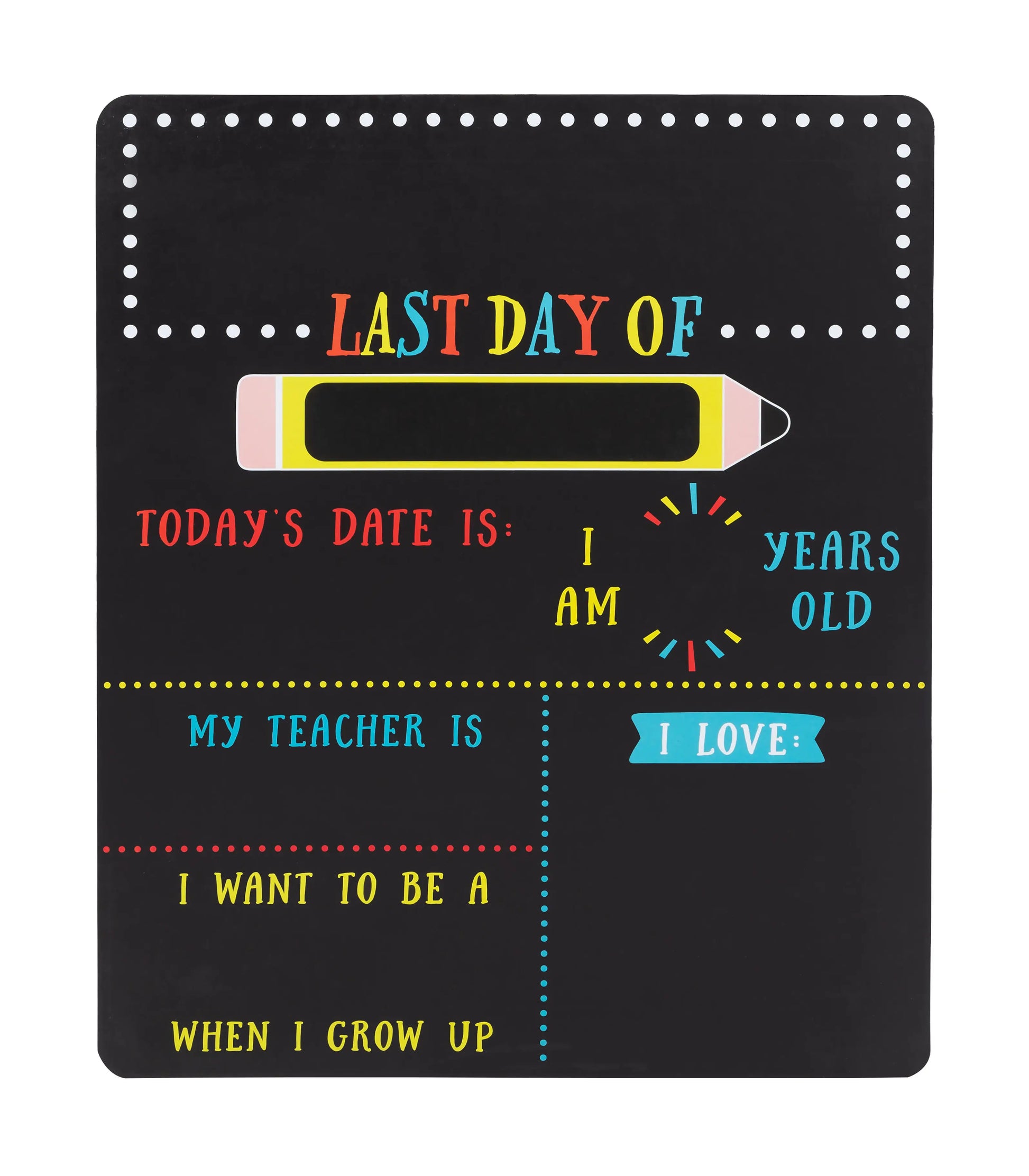 First Day and Last Day of School Chalkboard  - Doodlebug's Children's Boutique