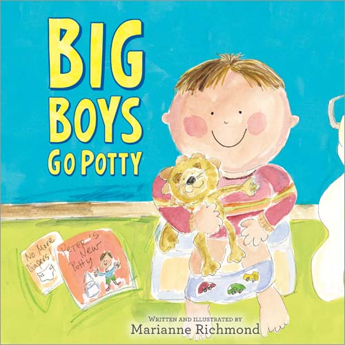 Big Boys Go Potty Book  - Doodlebug's Children's Boutique