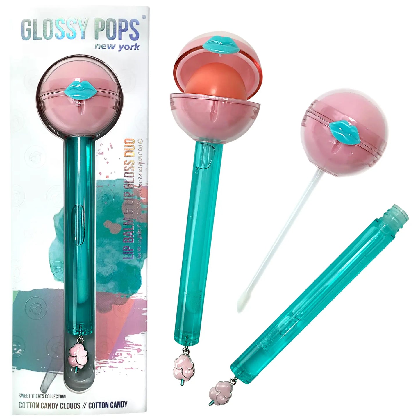 Cotton Candy Glossy Pop  - Doodlebug's Children's Boutique